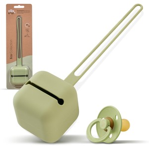 Support de sucette en silicone Oliver Green pour nouveau-nés et nourrissons de 0 à 12 mois - Product Image 1