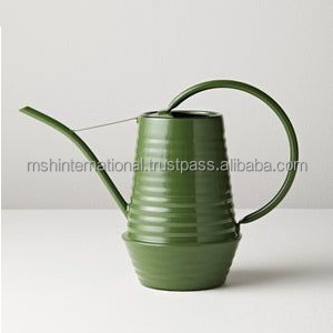 กระป๋องน้ำ2L เคลือบสังกะสีทรงยาวแนววินเทจสำหรับพืชสวนกลางแจ้ง - Product Image 3