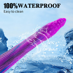 Dildo de Silicona Líquida Suave Extra Largo Realista, Tapón Anal para Hombres Gay - Product Image 4