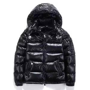 Top Quality Outdoor Winter Fashion Puffer <b>Jacket</b> for <b>Men</b> with Full Sleeves Hoodie <b>Jacket</b> Custom Embroidery <b>Jacket</b> - Product Image 1