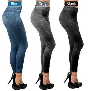Jeans Slim Leggings pour femmes jegging sans couture chaud brossé à l'intérieur extensible élastique flexible - Product Image 2