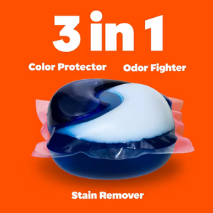 Cápsulas de Detergente para Ropa 3 en 1 de Plástico, de Calidad Confiable, Eliminan Olores, 76 Unidades, Compatibles con HE, Compra al por Mayor - Product Image 3