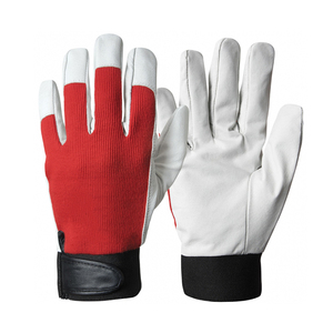 Guantes de seguridad de dedo completo de alta calidad Guantes de montaje de cuero al por mayor de diseño personalizado - Product Image 1