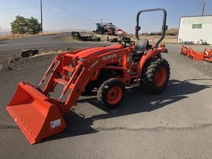 Used Kubotas L3200D <b>Wheel</b> 4WD Farm Utility Tractors with Front Bucket for Field and Yard Work For Sale - Product Image 3