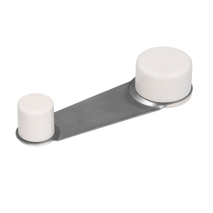 Fermaporta adesivo con supporto, bianco - Product Image 1