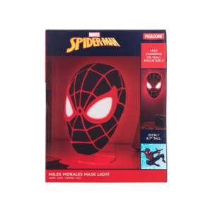 Lámpara Decorativa LED de Miles Morales Spider-Man Aprox. Lámpara de máscara de 22 cm de altura - Product Image 3