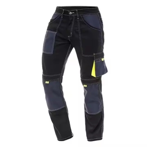 Durable Cotton Work Wear Construction Safety Pant for Men Reflective Safety Clothing <b>Trousers</b> with Knee <b>Patch</b> - Product Image 3