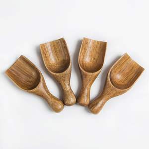 Cuillère en bois de haute qualité artisanat mesurant le café sucre épices herbes cuillères à sel café cuillère à thé - Product Image 5