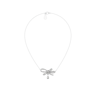 Collar de Plata de Ley 925 con Baño de Rodio y Moissanita Brillante VVS, Cadena con Eslabones, Diseño Personalizado OEM ODM, Regalo Elegante para Fiestas - Product Image 1