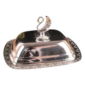 Fabricant de beurrier en métal de forme personnalisée, écologique, moderne, avec couvercle en verre, beurrier artisanal à succès - Product Image 3