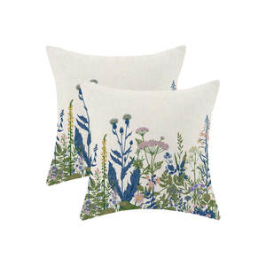 Funda de Cojín de Algodón Puro 100% Bordada con Estampado Personalizado de Alta Calidad, Novedad - Product Image 4