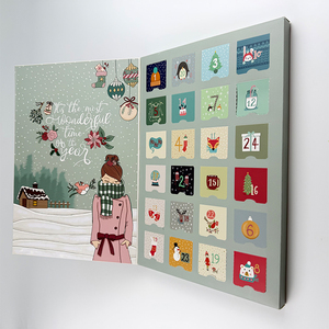 <span class=keywords><strong>Calendrier</strong></span> <span class=keywords><strong>de</strong></span> <span class=keywords><strong>l</strong></span>'<span class=keywords><strong>Avent</strong></span> <span class=keywords><strong>de</strong></span> luxe en cire argentée pour les bombes <span class=keywords><strong>de</strong></span> <span class=keywords><strong>bain</strong></span> et le chocolat - Product Image 2