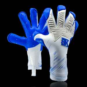 Gants de gardien de but en cuir de haute qualité, ajustement personnalisé, prise en main confortable en latex, imperméables, protection complète des doigts et de la paume, pour l'extérieur - Product Image 2