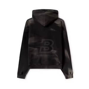 Streetwear, sweats à capuche personnalisés délavés au soleil, sweats à capuche de couleur personnalisée, style unique, sweats à capuche délavés au soleil à vendre - Product Image 2