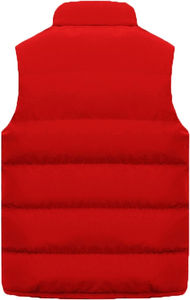 Gilet matelassé imperméable coupe-vent pour homme, surdimensionné, décontracté, à capuche, logo personnalisé sur le devant, pour l'hiver, en plein air, service OEM, vêtements d'extérieur - Product Image 2