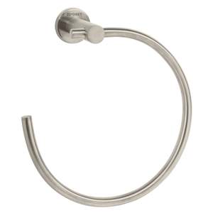 ELA-77N Foset moderno anello asciugamano satinato in acciaio inox e ottone per hotel Design della linea elemento