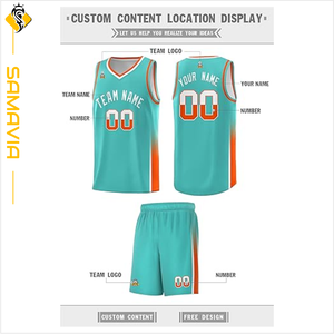 Uniformes de basket-ball réversibles personnalisés pour hommes et jeunes ensemble de maillot et short d'impression par sublimation de grande taille vêtements de sport - Product Image 2
