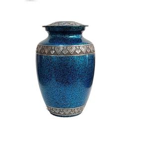 Urna de cremación de recuerdo de Metal de latón y aluminio de alta calidad, urna para mascotas para cenizas humanas y de mascotas, suministros funerarios y urnas de fichas de cremación - Product Image 1