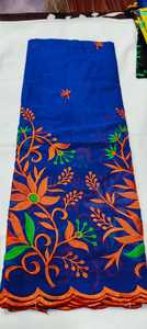 Vestido bordado de gasa de algodón elegante personalizable Diseños tejidos multicolores con Thoub sudanés Voile Mutaras - Product Image 6