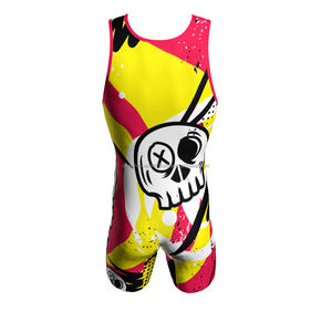 Fighting Wrestling <b>Singlet</b> Factory Wholesale Custom <b>Men</b> <b>Singlets</b> Spandex/Polyester Breathable Durable - Product Image 3