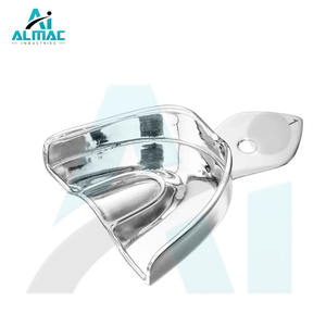 Bandejas de impresión para implantes dentales manuales de acero inoxidable ALMAC OEM, instrumentos quirúrgicos para impresión dental con logotipo personalizado - Product Image 2