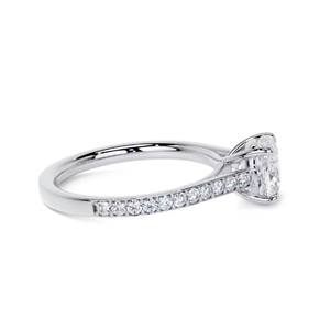 10k or jaune, or rose et or blanc coussin coupe laboratoire cultivé diamant bague de mariage coussin coupe diamant bagues de fiançailles cadeau pour - Product Image 2