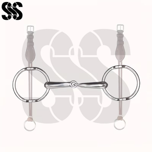 Brida de Acero Inoxidable Ajustable para Caballos, Cómoda para Montar y Entrenar, Duradera con Soporte Lateral Estable - Product Image 2