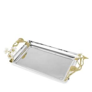 Bandeja de Servicio de Metal Ecológica Hecha a Mano por Artesanos, Apta para Lavavajillas, para Uso Diario y Festivo, Mejora la Decoración del Hogar - Product Image 5