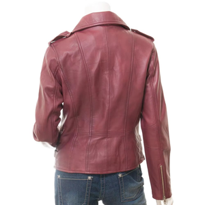 Nouvelle arrivée Veste en simili cuir pour femme Col montant Design unique à la mode Vente chaude Tissu satiné pour l'automne Prix bas - Product Image 3