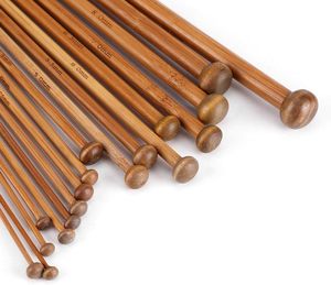 36 aiguilles à tricoter en bambou à pointe unique, 18 tailles de 2,0 mm à 10,0 mm, aiguilles à tricoter en bois de sheesham - Product Image 6