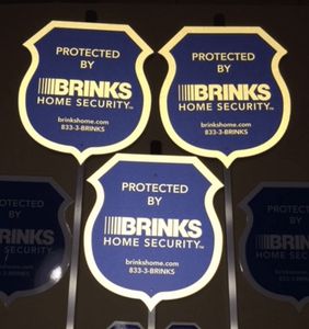 6ชิ้น Brinks สติกเกอร์รักษาความปลอดภัยภายในบ้านสติกเกอร์ติดประตูหน้าต่าง OBD2ไฟฟ้าเครื่องสแกนวินิจฉัยรถยนต์รองรับภาษาสเปนและภาษารัสเซีย - Product Image 2