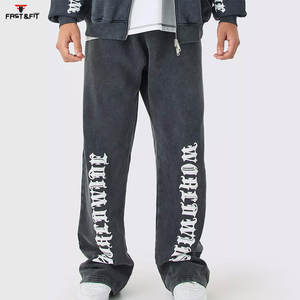 2025 vêtements de sport personnalisés hommes lavage à l'acide survêtement à manches longues fabriqué au Pakistan grande taille survêtement - Product Image 5