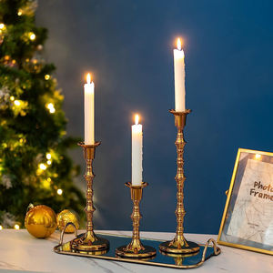 Porte-bougies modernes de luxe en fer forgé, personnalisables, avec impression typographique, pour mariage, Noël, décoration de la maison, lot de 6 - Product Image 6