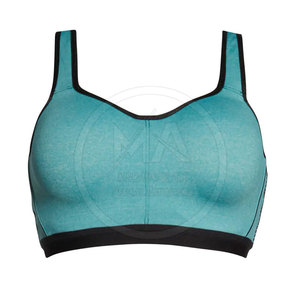 สปอร์ตบราสำหรับผู้หญิงระบายอากาศได้ดีแห้งเร็วผ้าสแปนเด็กซ์/ ไนลอนรองรับสูงดีไซน์ใหม่สำหรับขนาดพิเศษส่งตรงจากปากีสถาน - Product Image 1