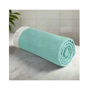 Peach Durable Léger 60x120cm 400GSM Coton Serviettes De Bain Brodé Séchage Rapide Doux Parfait Pour Gym Voyage Et Usage Quotidien - Product Image 3