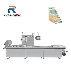 Tray Sealmachine Thermoforming Map Gemodificeerde Atmosfeer Verpakkingsmachine Voor Kaas Sticks Plakjes Dadels Durian