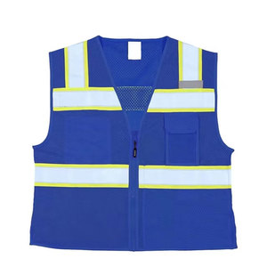 Chaleco de Seguridad ANSI Clase 1 Hecho a Medida para Hombre con Tiras Reflectantes de Alta Visibilidad, Impermeable, Logotipo y Color Personalizados - Product Image 1