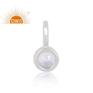 จี้เพชรโมอิสธรรมชาติทำจากเงินสเตอลิงเงินแท้ปรับแต่งได้ - Product Image 3