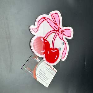 Venta al por mayor Cerezo arco acrílico pestañas palet azulejos con imán logotipo personalizado pinzas para pestañas en Flor Mariposa formas cuadradas - Product Image 5