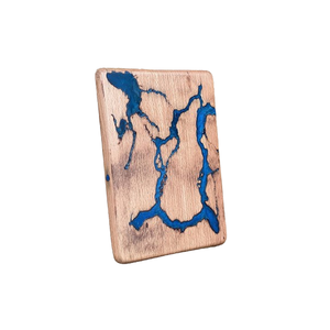 Tabla de quesos de madera rellena de resina verde claro estilo ecológico elegante moderno, superventas, decoración de utensilios de cocina, bloque de cortar - Product Image 6