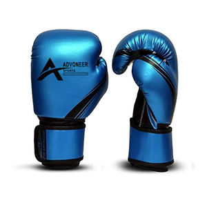 Gants de fitness de 12oz 10oz 14oz sac lourd de qualité supérieure avec logo personnalisé gant de boxe Muay Thai en cuir pour adultes gant d'entraînement de boxeur - Product Image 3