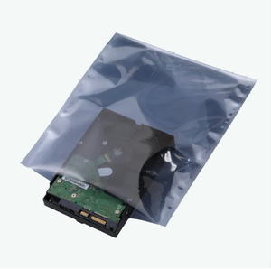 Bolsa Antiestática Transparente Plateada con Cierre para Protección ESD, para Empaque de Electrónica de Consumo, Marca SYSTECH, Modelo PACKAGING - Product Image 1