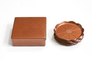 Nouveau dessous de verre en cuivre pur 100% fait à la main-ensemble de 8 - Product Image 5