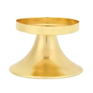 Portavelas pequeño decorativo en forma de corazón de calidad superior (dorado) - Product Image 5