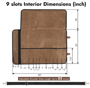 Bolso enrollable de hotel de alta calidad personalizable de cuero duradero del fabricante indio Bolsas y estuches para usos especiales - Product Image 2