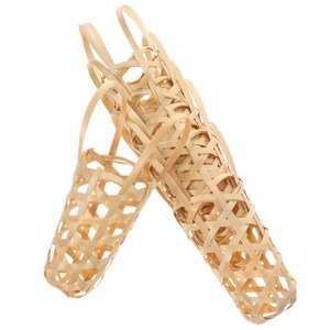 ตะกร้าหวายสำหรับจัดเก็บของในบ้านตะกร้าจัดระเบียบสินค้าทำจากไม้ไผ่ทอมือ - Product Image 1