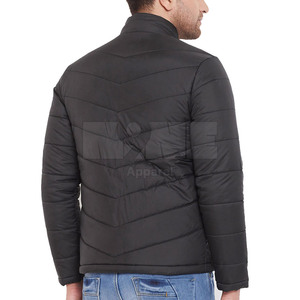 High Quality Men's Casual Windproof Puffer Jacket Customized Colors for Winter Street Wear OEM Service Made Pakistan Low Price - Product Image 3