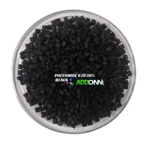 PA6 GF30 V0 NYLON 6 PLASTIC MATERIALS GRANULE RECYCLED PA6 RAW MATERIALS POLYAMIDE 6 GF 30% BLACK COMPOUND