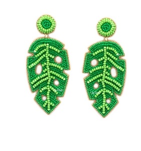 Pendientes de cuentas étnicas hechos a mano 2026, nueva moda, estilo ángel de resina, joyería bordada con cuentas hecha a mano de la India para mujer - Product Image 2
