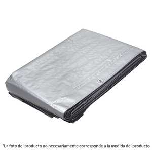 ผ้าใบทหารเสริมสีเทา LT-57 5x7ม